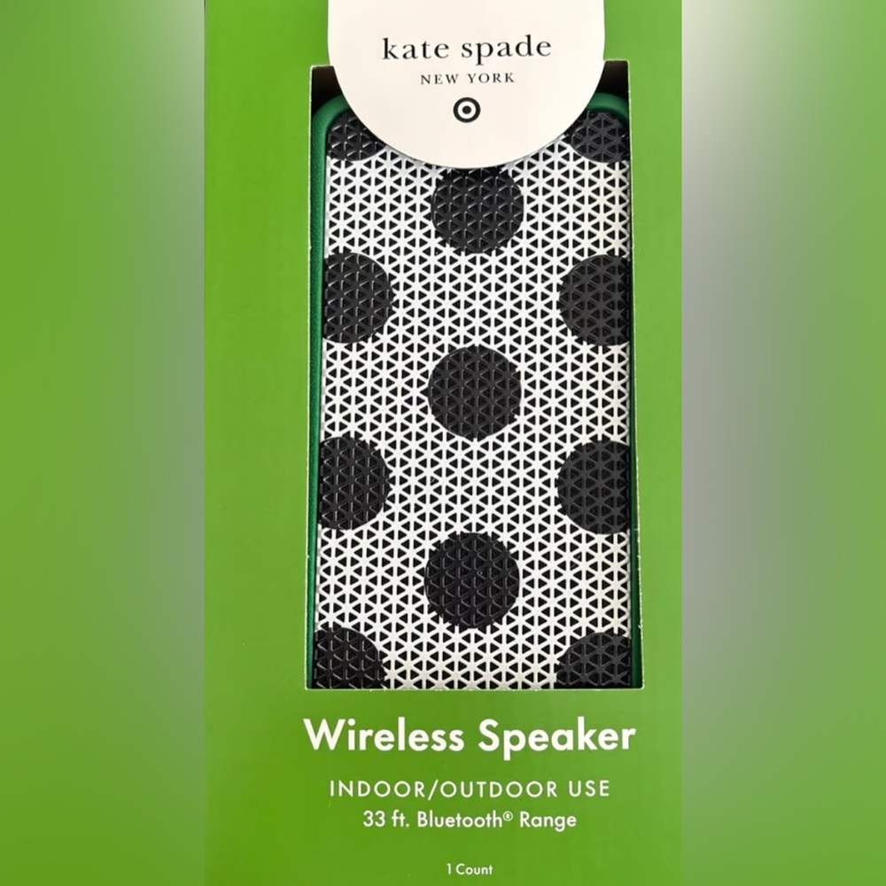 Kate Spade Wireless Speaker in Green and Black